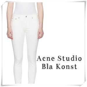 Acne Studio Bla Konst Climb White Skinny Jeans